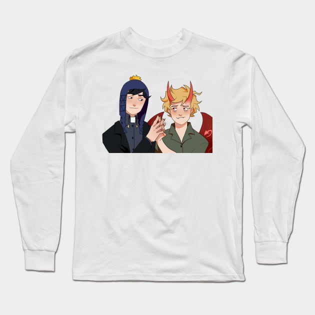 South Park Craig and Tweek Long Sleeve T-Shirt by gaypompeii